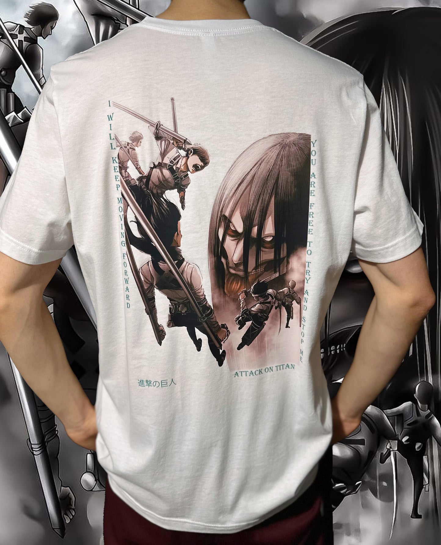 Attack on Titan - Eren Yeager | Mikasa Ackerman | See you Later T-Shirt