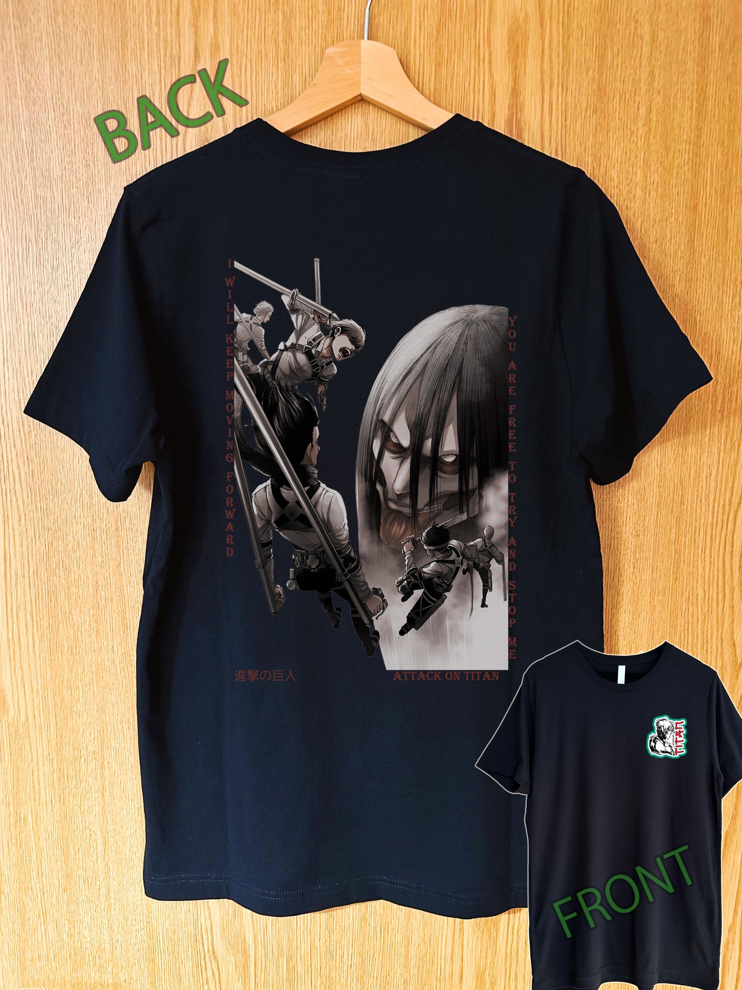 Attack on Titan - Eren Yeager | Mikasa Ackerman | See you Later T-Shirt
