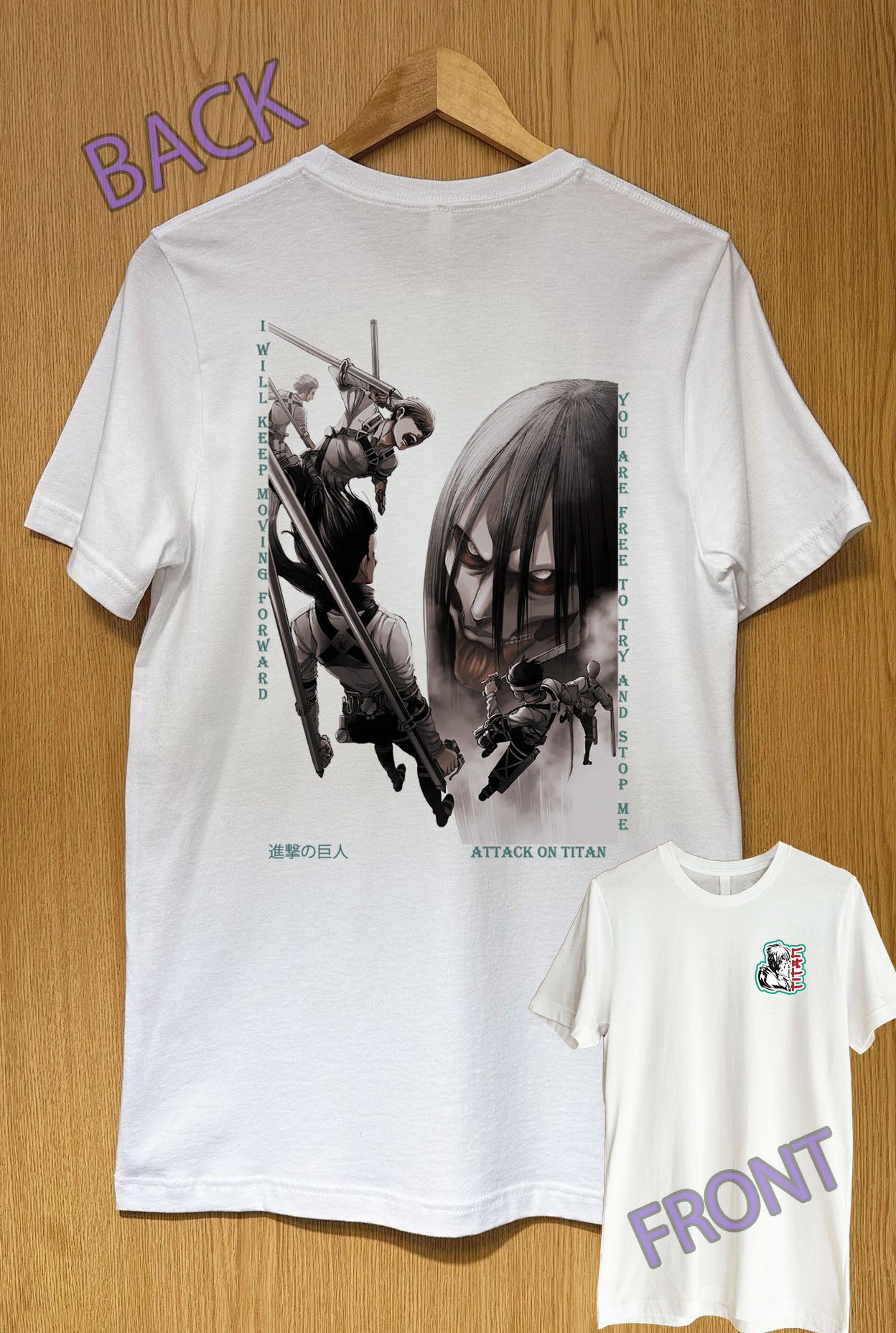 Attack on Titan - Eren Yeager | Mikasa Ackerman | See you Later T-Shirt