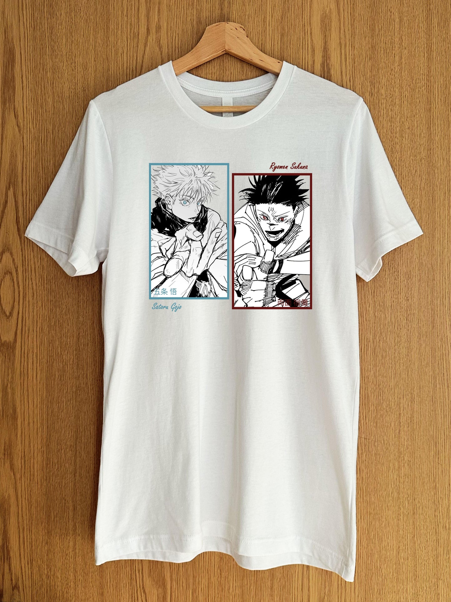 Gojo & Sukuna Jujutsu Kaisen Anime T-Shirt