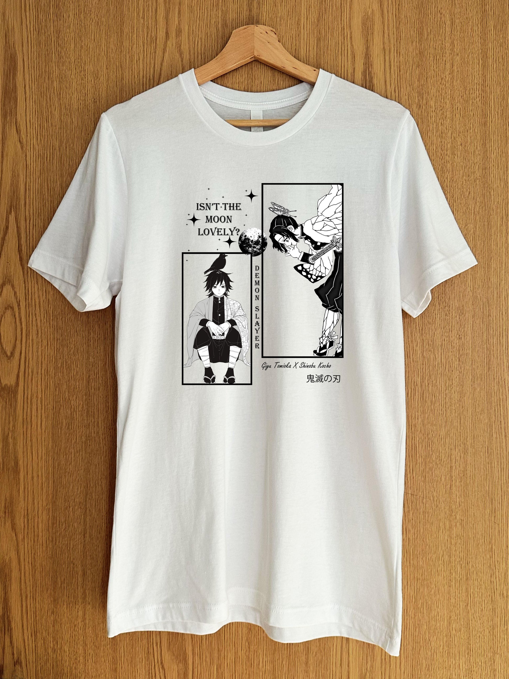 Shinobu Kocho & Giyu Tomioka Demon Slayer T-Shirt